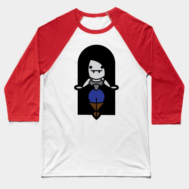 Marceline the Vampire Queen Tooniefied Baseball T-Shirt by Tooniefied